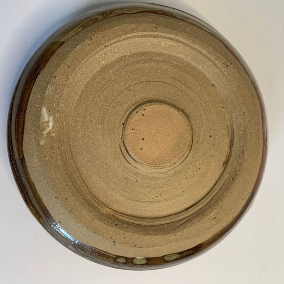 Unique Pottery Cheese and Toothpick Plate - Picture 3 of 4